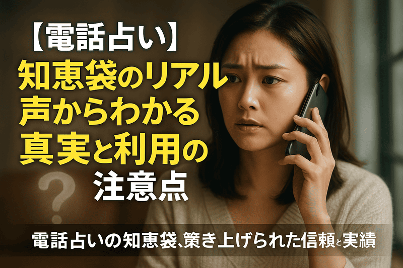 【電話占い】知恵袋のリアルな声からわかる真実と利用の注意点